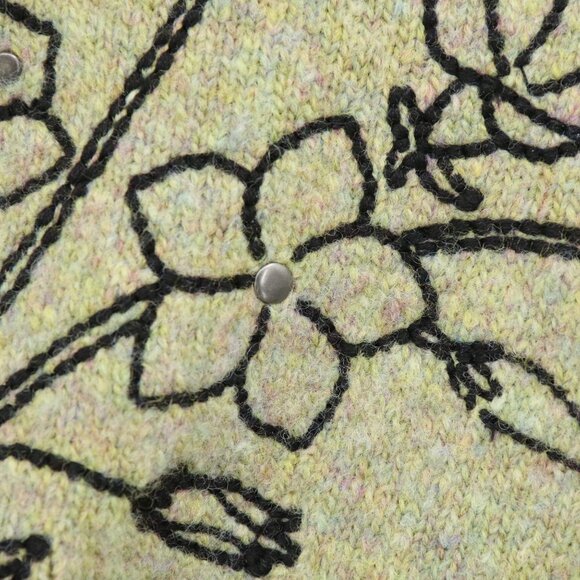 Free People We The Free Wildflower Cardi Embroidered Cardigan Sweater L - Picture 8 of 10